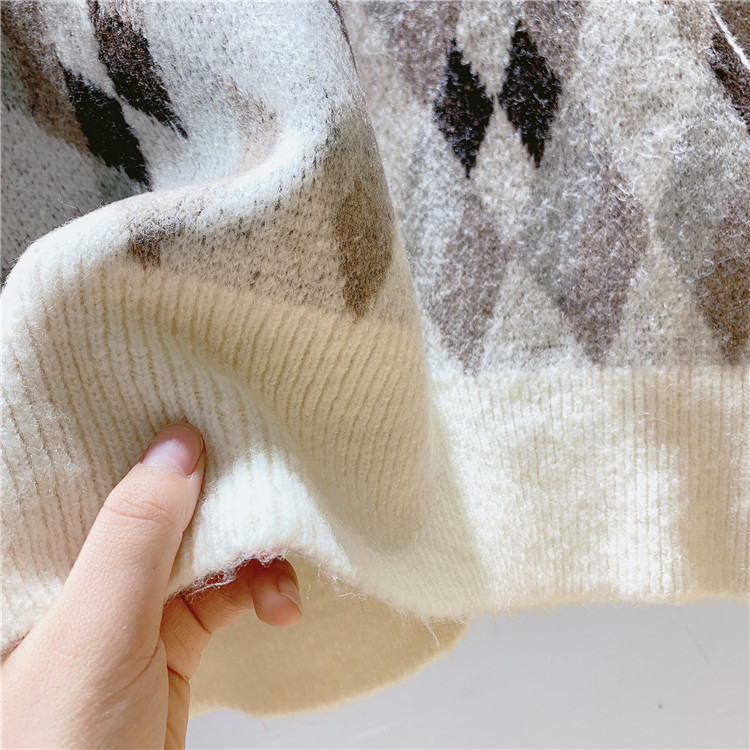 Autumn Women Knitted Sweater V-Neck Women Soft Sweater And Pullovers Winter Sweater Femme Tricot Pull Femme 201023