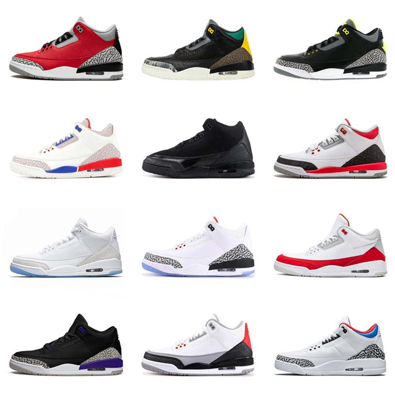 HOT Sales new arrival 3s 3 mens women basketball shoes Jumpman UNC Fragment Knicks Rivals Satin Chicago Trainers Sneakers Blue PE Moc 40-46
HOT Sales new arrival 3s 3 mens women basketball shoes Jumpman UNC Fragment Knicks Rivals Satin Chicago Trainers Sneakers Blue PE Moc 40-46