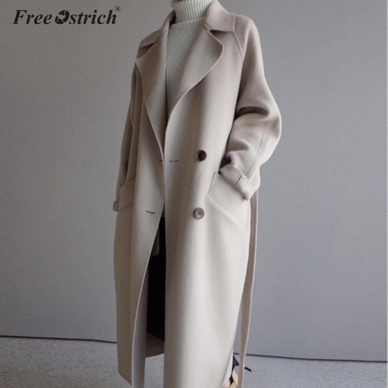 Free Ostrich Wool Blend Coat Women Long Jacket Long Sleeve Outwear Korean Casual Autumn Winter Button Overcoat Woolen Coat N30, Black
Free Ostrich Wool Blend Coat Women Long Jacket Long Sleeve Outwear Korean Casual Autumn Winter Button Overcoat Woolen Coat N30, Black