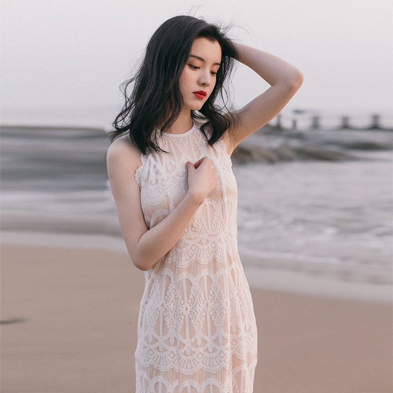 Elegant with No Sleeves Sexy Back Ladies'dress Long Halter Dress Beige Bohemian Lady in Beach 2021-summer Khmd, Blue
Elegant with No Sleeves Sexy Back Ladies'dress Long Halter Dress Beige Bohemian Lady in Beach 2021-summer Khmd, Blue