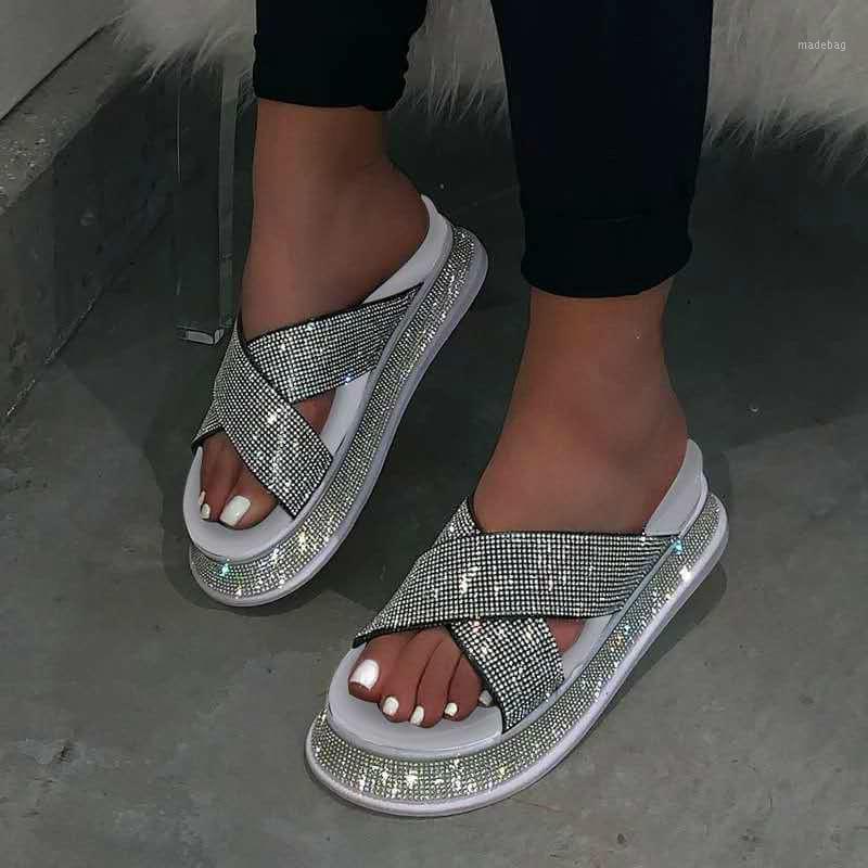 women summer sandals flats shoes woman sexy party plus size shiny crystal slippers slides sandalias mujer sapato feminino D15081, Black
women summer sandals flats shoes woman sexy party plus size shiny crystal slippers slides sandalias mujer sapato feminino D15081, Black