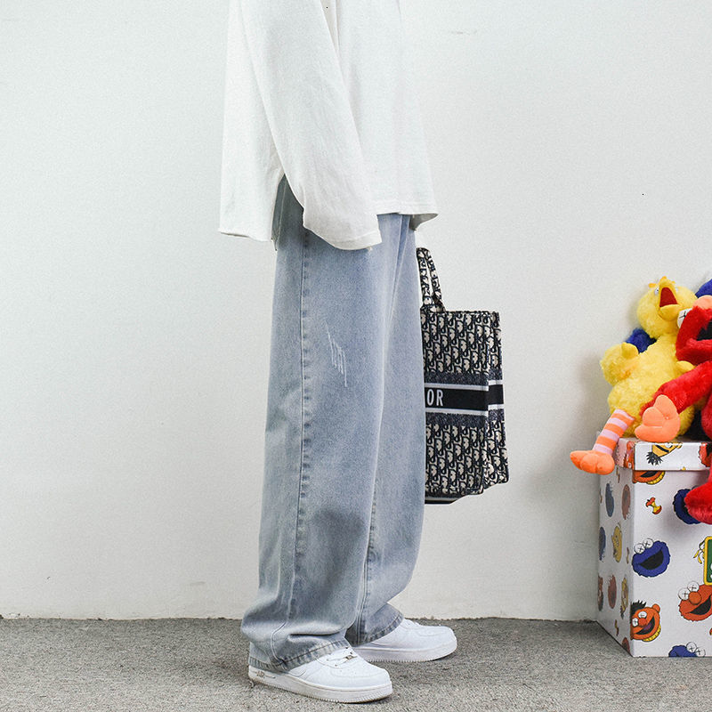 Brim 2021 Men's Spring and Winter Straight New Flat-leg Retro-leg Scrubbing Brem Pants Fashion Young Clothes EZD6, Light blue.
Brim 2021 Men's Spring and Winter Straight New Flat-leg Retro-leg Scrubbing Brem Pants Fashion Young Clothes EZD6, Light blue.