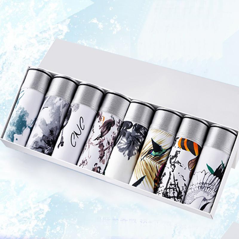 8pcs underwear man Ice silk male underpants gay Seamless design men's boxers fashionable boxer shorts for men sexy mens panties1, Hb614 white
8pcs underwear man Ice silk male underpants gay Seamless design men's boxers fashionable boxer shorts for men sexy mens panties1, Hb614 white
