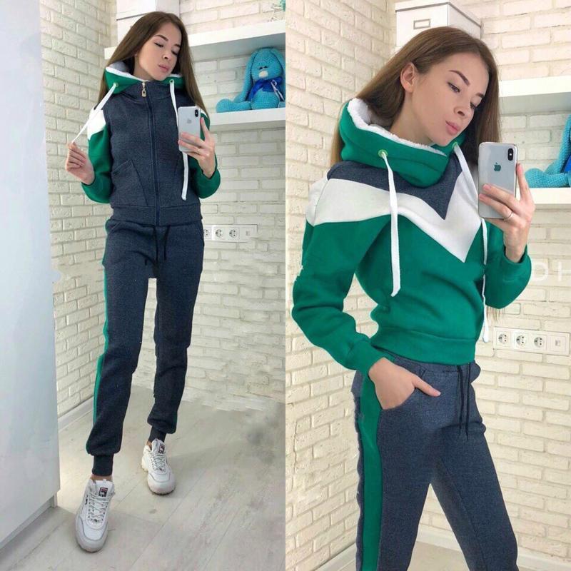 Women Winter Fleece Sportwear Set Long Sleeve Plus Size Hoodies Sweatshirts Trousers Sports Suit Female Casual Tracksuits Oc41, Green
Women Winter Fleece Sportwear Set Long Sleeve Plus Size Hoodies Sweatshirts Trousers Sports Suit Female Casual Tracksuits Oc41, Green