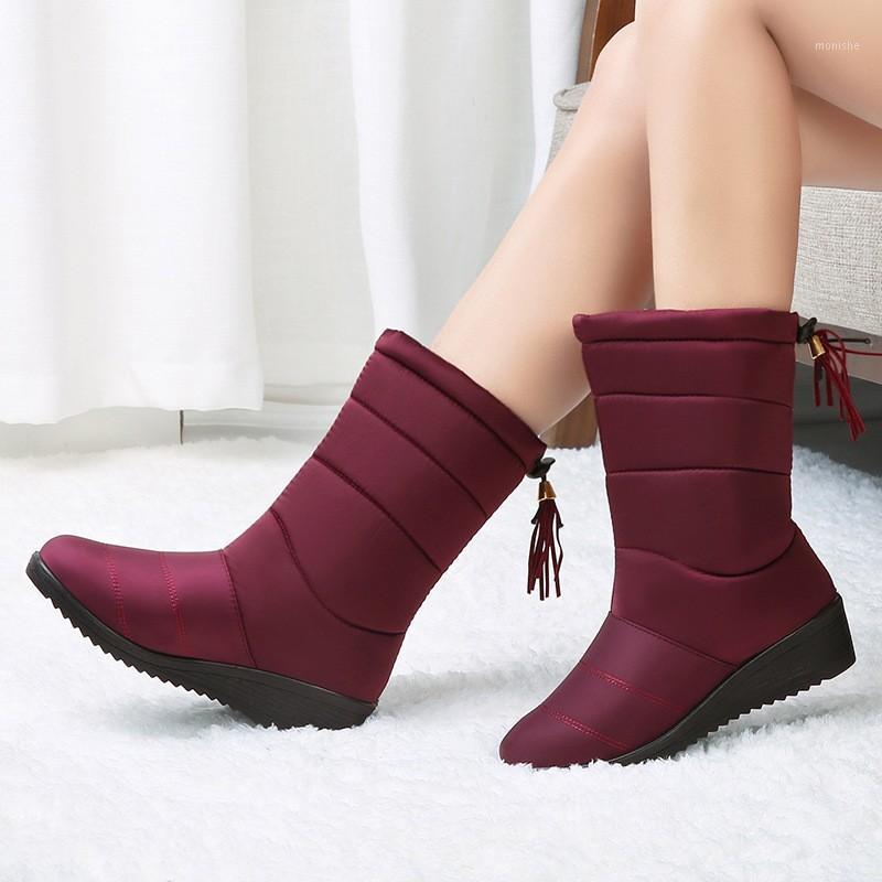 2020 Platform Boots Women Winter Shoes Plush Mid-calf Waterproof Snow Boots Ladies Wedges Shoes Warm Fur Botas De Mujer1, Red
2020 Platform Boots Women Winter Shoes Plush Mid-calf Waterproof Snow Boots Ladies Wedges Shoes Warm Fur Botas De Mujer1, Red