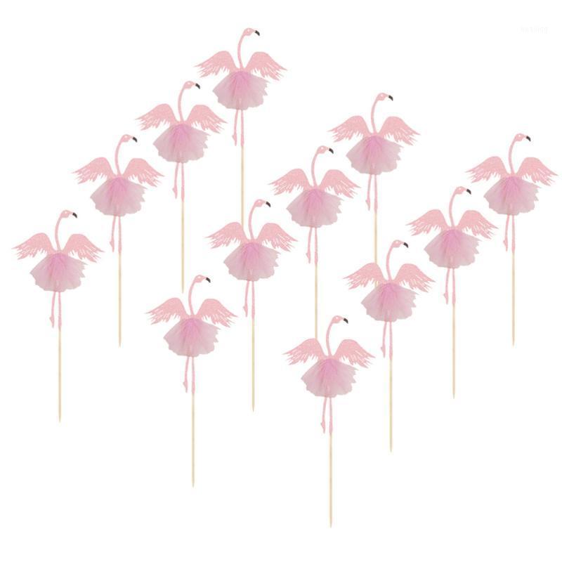 12PCS Ballet Flamingo Cupcake Inserts Paper Label Cake Toppers Cake Decor Party Supplies (Pink)1
12PCS Ballet Flamingo Cupcake Inserts Paper Label Cake Toppers Cake Decor Party Supplies (Pink)1
