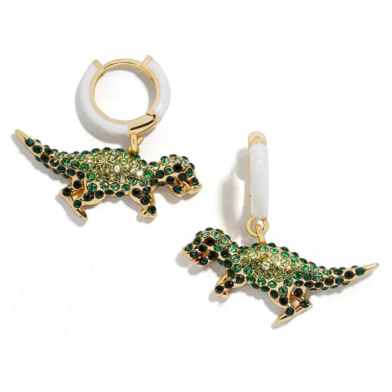 2020 New Design Fashion Animal Earring Black White Pink Champagne Rhinestone Dinosaur Charm Small Hoop Earrings for Women
2020 New Design Fashion Animal Earring Black White Pink Champagne Rhinestone Dinosaur Charm Small Hoop Earrings for Women