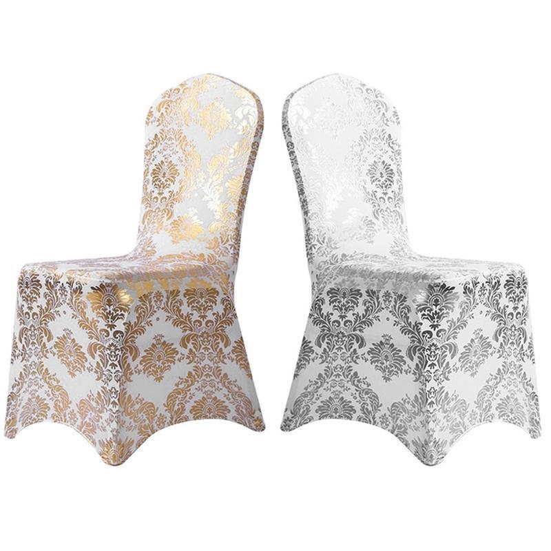 Bronzing Gold Printed Chair Cover Stretch Spandex Universal Wedding Chair Covers For Restaurant Banquet Hotel Dining Party Y200104
Bronzing Gold Printed Chair Cover Stretch Spandex Universal Wedding Chair Covers For Restaurant Banquet Hotel Dining Party Y200104