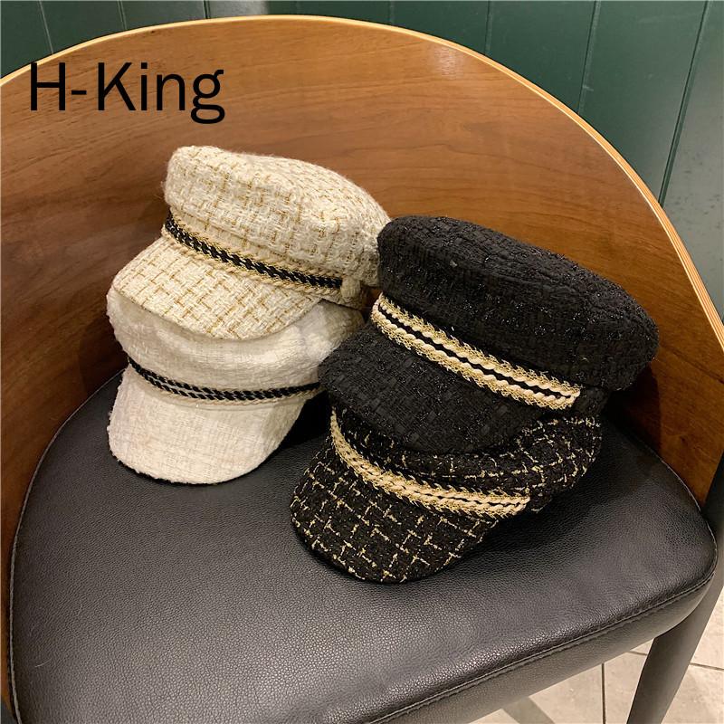H-King Spring Winter White Chic Berets Women England Vintage Hat Solid Plaid Black All Match Caps Octagonal Cap Luxury
H-King Spring Winter White Chic Berets Women England Vintage Hat Solid Plaid Black All Match Caps Octagonal Cap Luxury