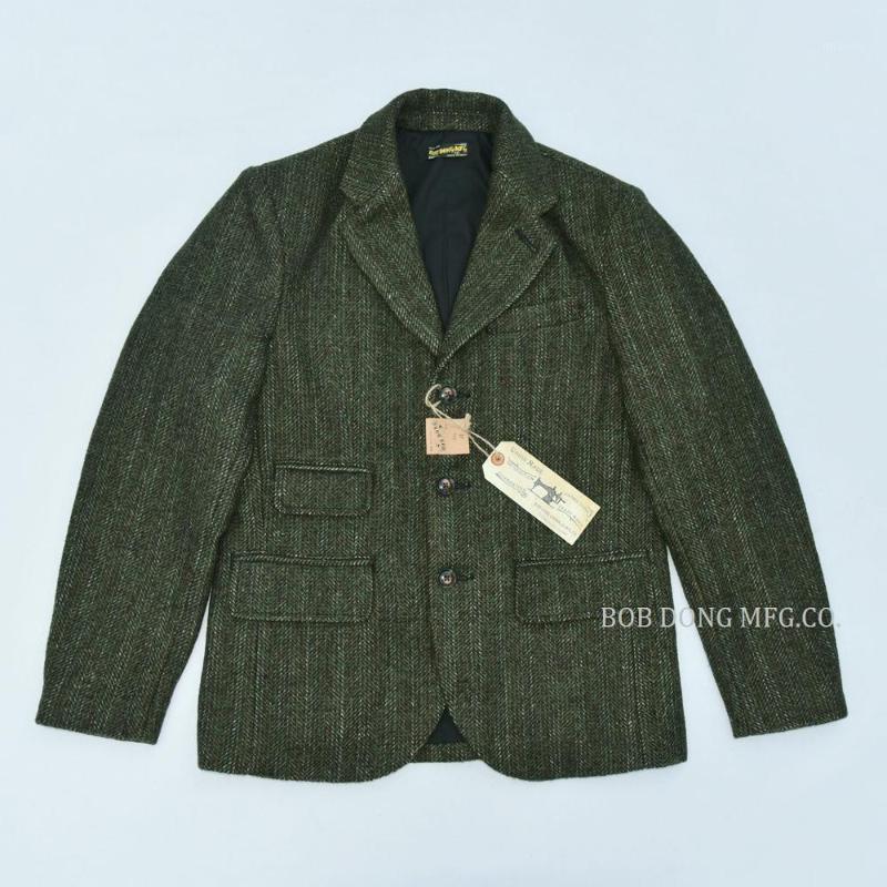 Men's Jackets BOB DONG Tweed Jacket Blazer Vintage Country Striped Wool Sport Coat For Men1, Green
Men's Jackets BOB DONG Tweed Jacket Blazer Vintage Country Striped Wool Sport Coat For Men1, Green