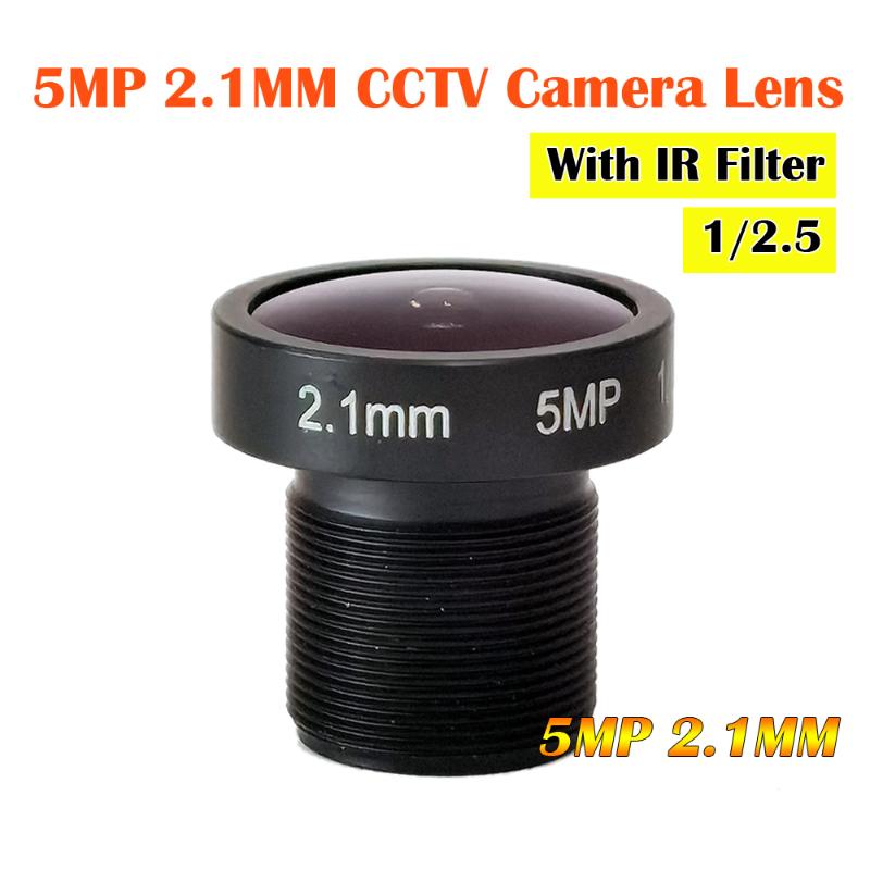 Wide Angle HD 5.0Megapixel 2.1MM Board IR M12 Lens F2.0 1/2.5"Image Format For CCTV Security Cameras With IR Filter
Wide Angle HD 5.0Megapixel 2.1MM Board IR M12 Lens F2.0 1/2.5"Image Format For CCTV Security Cameras With IR Filter