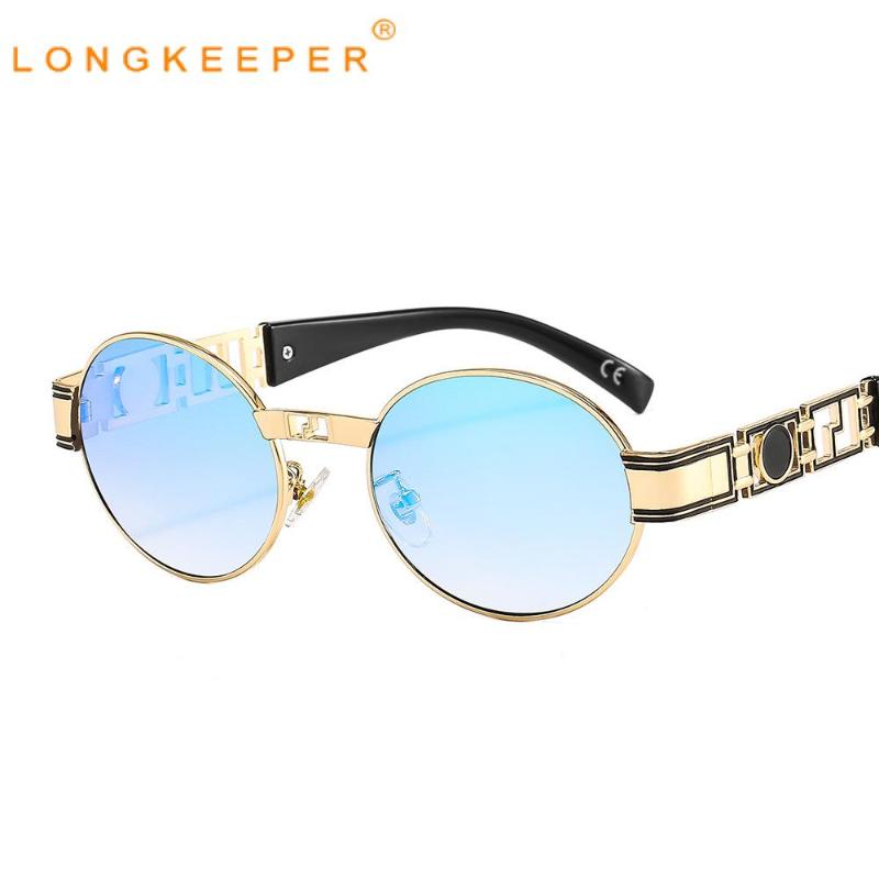 Sunglasses LongKeeper Classic Steampunk Men Women Brand Designer Vintage Round Metal Frame Sun Glasses High Quality UV400 Oculos
Sunglasses LongKeeper Classic Steampunk Men Women Brand Designer Vintage Round Metal Frame Sun Glasses High Quality UV400 Oculos