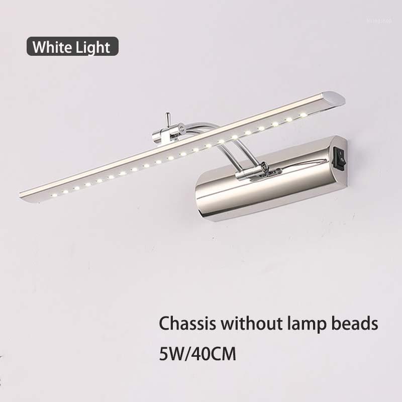 Modern Stainless Steel LED Vanity Front Mirror Light Bathroom Makeup Wall Mounted Sconces Lighting with Switch Indoor Lighting1
Modern Stainless Steel LED Vanity Front Mirror Light Bathroom Makeup Wall Mounted Sconces Lighting with Switch Indoor Lighting1