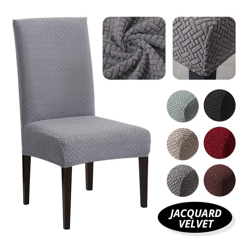 New Velvet Jacquard Dining Chair Cover Spandex Elastic Chair Slipcover Case for Chairs Stretch Christmas Cover Wedding1
New Velvet Jacquard Dining Chair Cover Spandex Elastic Chair Slipcover Case for Chairs Stretch Christmas Cover Wedding1