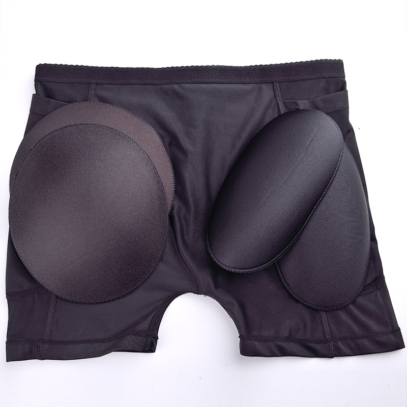 Sponge Padded Panties Push Up Hip Buttocks Female Hip Butt Enhancement Panties With 4PCS Breathabl pads 201112