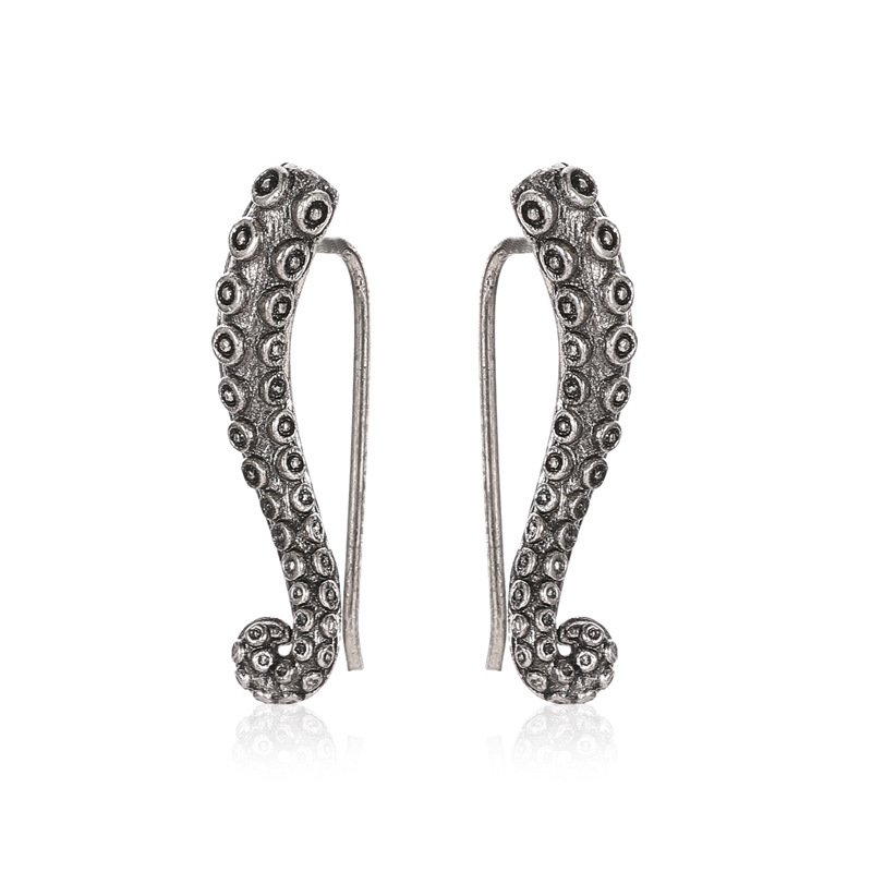 Hot sale retro octopus whisker earrings personality octopus tentacles earrings female European and American creative trend earrings
Hot sale retro octopus whisker earrings personality octopus tentacles earrings female European and American creative trend earrings
