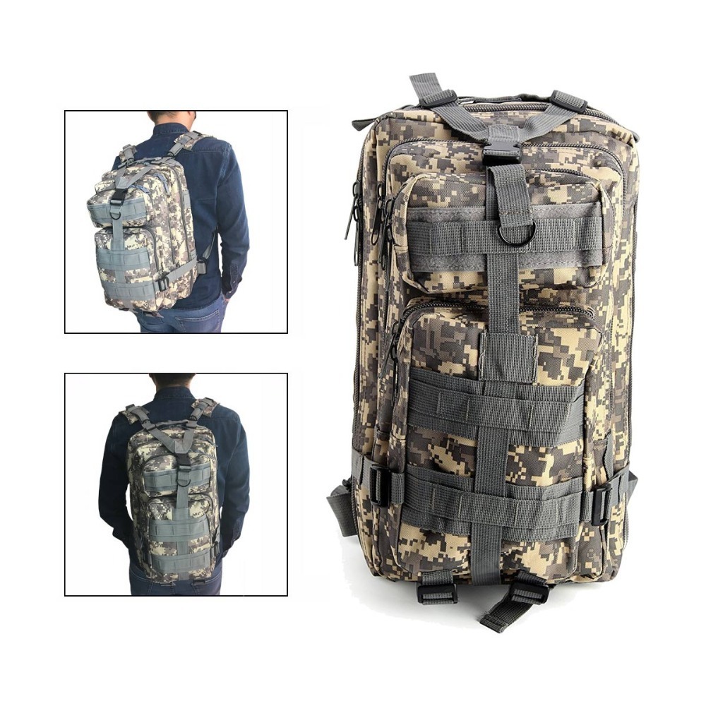 1000D Nylon Tactical Backpack Military Backpack Waterproof Army Rucksack Outdoor Sports Camping Hiking Fishing Hunting 28L Bag Y200920