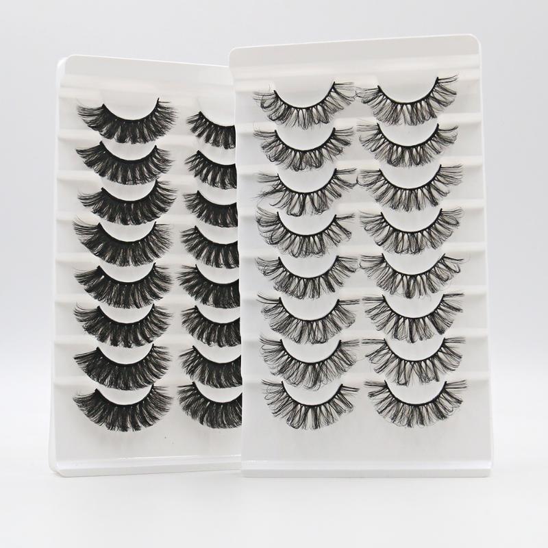 8Pairs 3D Mink Eyelashes Makeup Natural Long False Eyelashes Dramatic Lashes Extension HandMade Fake Eyelash maquiagem
8Pairs 3D Mink Eyelashes Makeup Natural Long False Eyelashes Dramatic Lashes Extension HandMade Fake Eyelash maquiagem