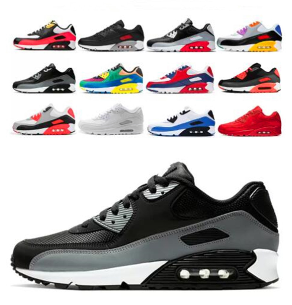 

90 90s Airmaxs Shoes Airo Maxes Viotech Green Camo Galaxy Recraft Royal Hyper Infrared OG Classic Cushion Men Man 2021 Fashion GT9F, Option shoe size