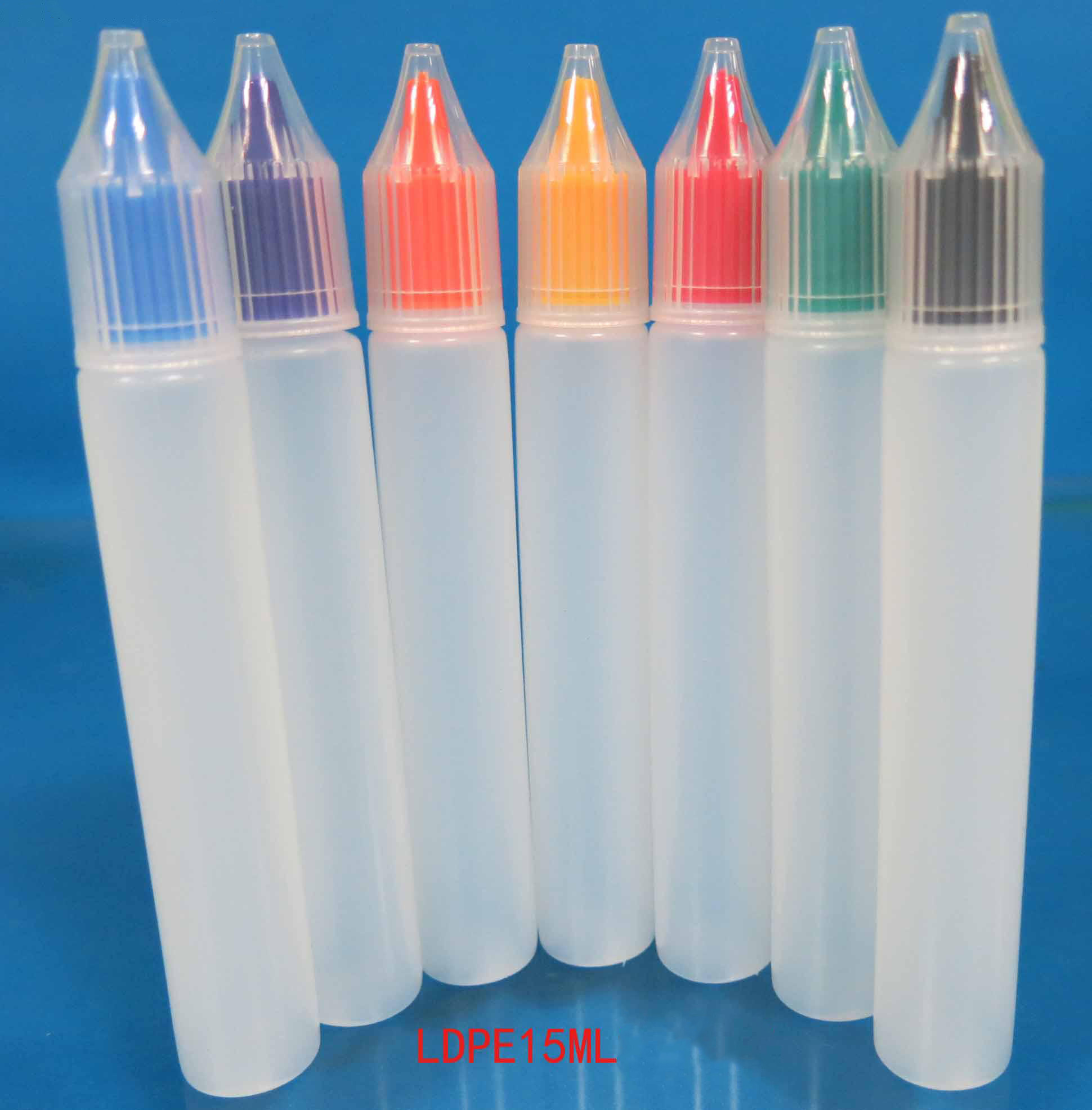 Unicorn Crystal Cap Pen Shape E-liquid 10ml 15ml 30ml 60ml 120ml Empty Long Thin Tip Mouth PE Bottle with Childproof Tamper Cap
Unicorn Crystal Cap Pen Shape E-liquid 10ml 15ml 30ml 60ml 120ml Empty Long Thin Tip Mouth PE Bottle with Childproof Tamper Cap