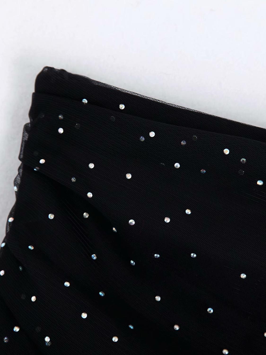 new women pleated ruffles asymmetric slim mini dress ladies sexy single shoulder vestidos sequins decoration dresses DS3116 T200604