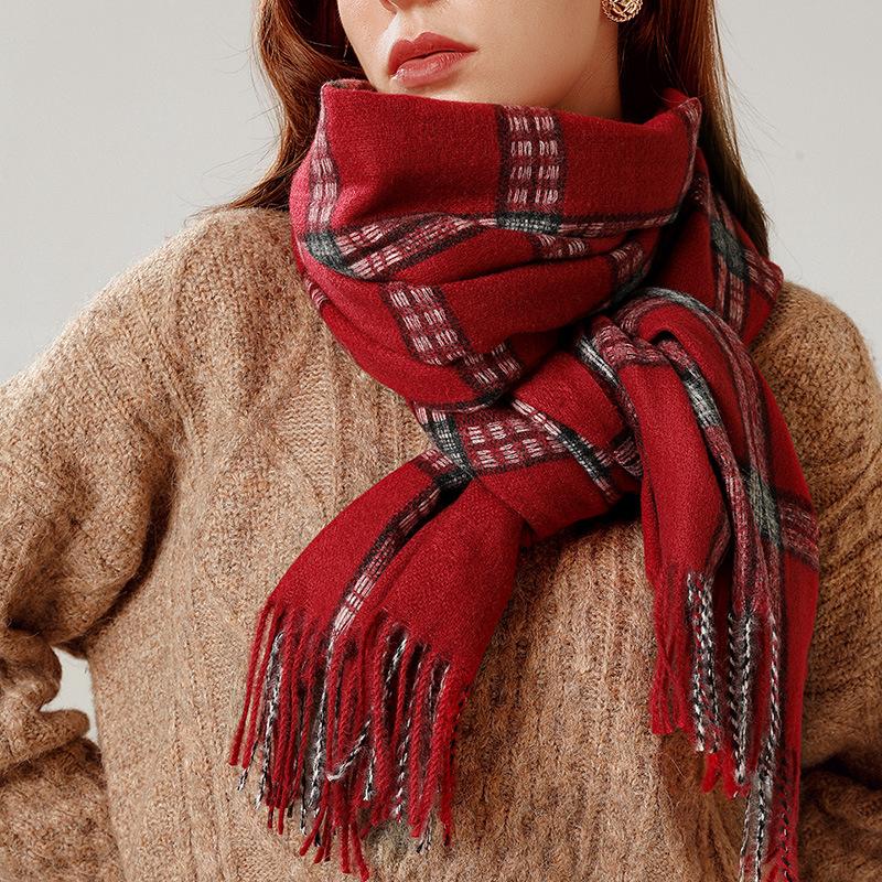 2020 cashmere women plaid scarf winter warm shawl and wrap bandana female foulard long thick blanket
2020 cashmere women plaid scarf winter warm shawl and wrap bandana female foulard long thick blanket