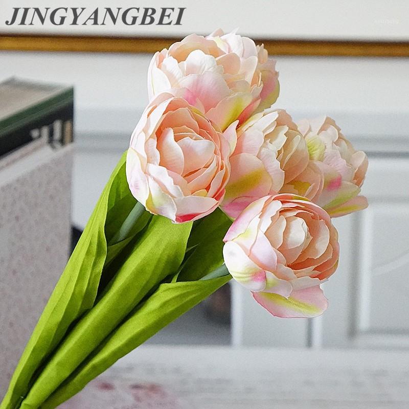6 head silk tulip bouquet Artificial Flowers for Home Party Wedding Christmas Decoration fake flowers photography decorative1, Pink
6 head silk tulip bouquet Artificial Flowers for Home Party Wedding Christmas Decoration fake flowers photography decorative1, Pink