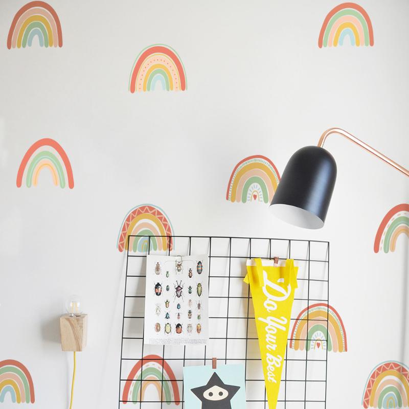 36pcs/set Bright Color Cartoon Rainbow Wall Sticker for Children Room Bedroom Kindergarten Nursery Wall Decoration Self-adhesive
36pcs/set Bright Color Cartoon Rainbow Wall Sticker for Children Room Bedroom Kindergarten Nursery Wall Decoration Self-adhesive