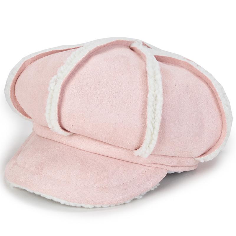 Women's hat autumn and winter new ladies berets thickened lambskin warm fashion women's hats, White
Women's hat autumn and winter new ladies berets thickened lambskin warm fashion women's hats, White