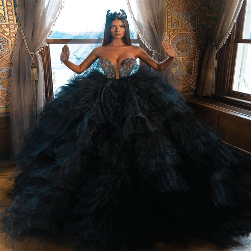 Luxury Black Mermaid Evening Dresses Sweetheart Crystal Ball Gown Party Dresses Custom Made Princess Sweep Train Prom Gowns, Pink
Luxury Black Mermaid Evening Dresses Sweetheart Crystal Ball Gown Party Dresses Custom Made Princess Sweep Train Prom Gowns, Pink