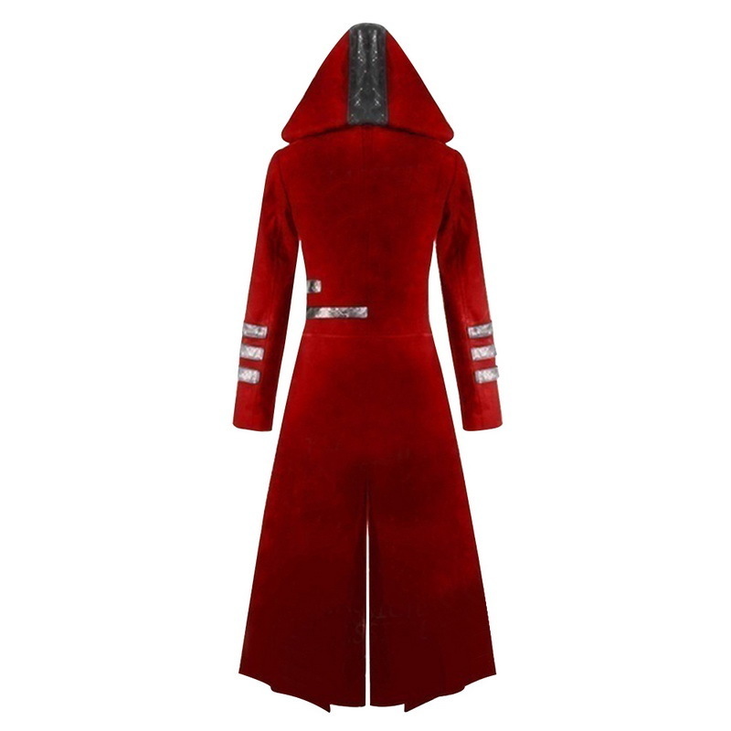 NEW Men Cosplay Costume Party Vintage Royal Style Trench Coats Retro Gothic Steampunk Long Coats Gentlemen Costume 201120