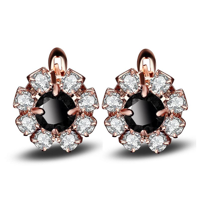 Rose Gold Color Filled Beautiful Flower White Crystal Hoop Earrings For Women Europe And The United States Fashion Party Earring
Rose Gold Color Filled Beautiful Flower White Crystal Hoop Earrings For Women Europe And The United States Fashion Party Earring