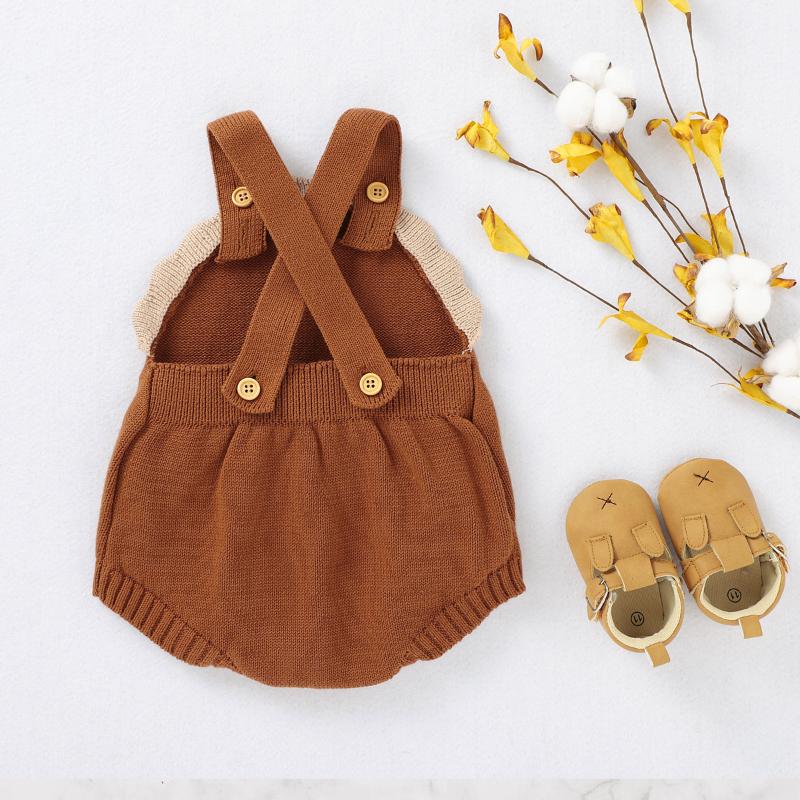 New Cute Cozy Breathable Autumn Wunter Baby Romper Fashionable Sleeveless Knitted Jumpsuit Bodysuit Girls Dark Brown Clothes
New Cute Cozy Breathable Autumn Wunter Baby Romper Fashionable Sleeveless Knitted Jumpsuit Bodysuit Girls Dark Brown Clothes