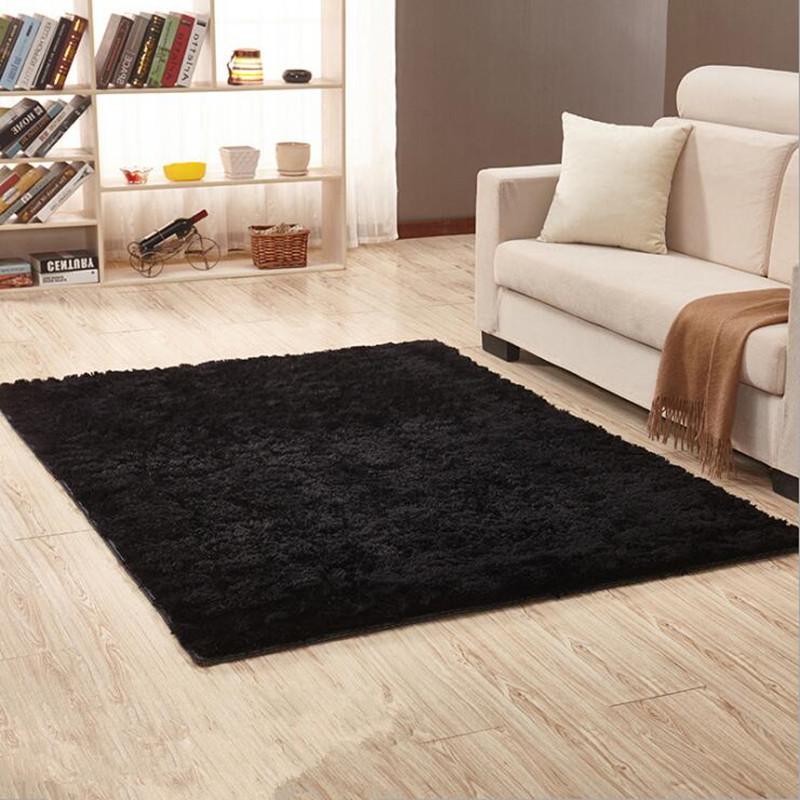 

Faux Fur Area Rug Anti-skid Shaggy Carpets Sofa Bedroom Living Room table Soft Water Absorption Mat Yoga Mats Home Decor, Brown