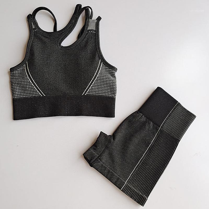 Sports Top and Yoga Shorts 2 pcs Women Seamless Yoga Suits Sports Crop Top+High Waist Leggings Gym Set Sportswear Tracksuit1, Rose red shorts 
Sports Top and Yoga Shorts 2 pcs Women Seamless Yoga Suits Sports Crop Top+High Waist Leggings Gym Set Sportswear Tracksuit1, Rose red shorts