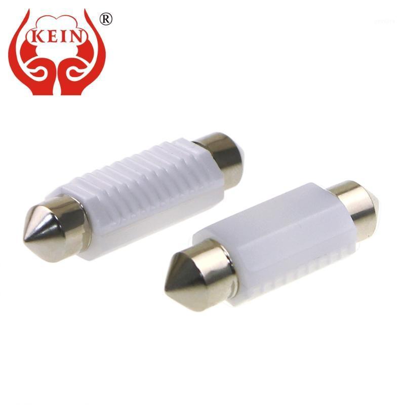 

KEIN 2pcs 31mm 36mm c5w c10w led Bulb festoon ceramics 39mm 41mm Interior Lighting Dome Reading License Plate Trunk Lamp 12V 24V1, As pic