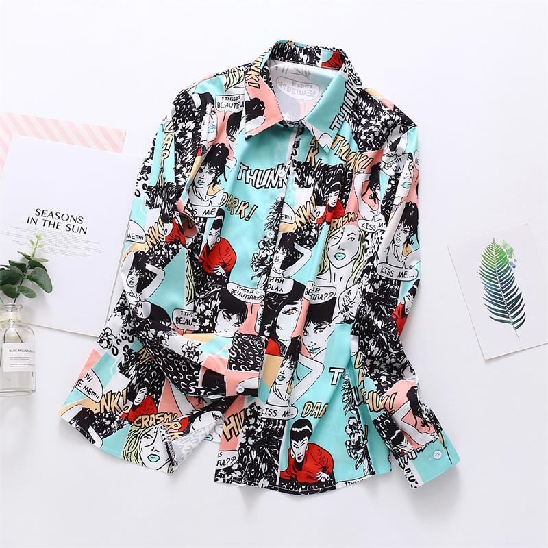 Rose Print Loose Shirt Women's Shirts Ulzzang Japanese Kawaii Ladies Vintage Female Korean Harajuku Cute Clothes For Women, Sky blue
Rose Print Loose Shirt Women's Shirts Ulzzang Japanese Kawaii Ladies Vintage Female Korean Harajuku Cute Clothes For Women, Sky blue