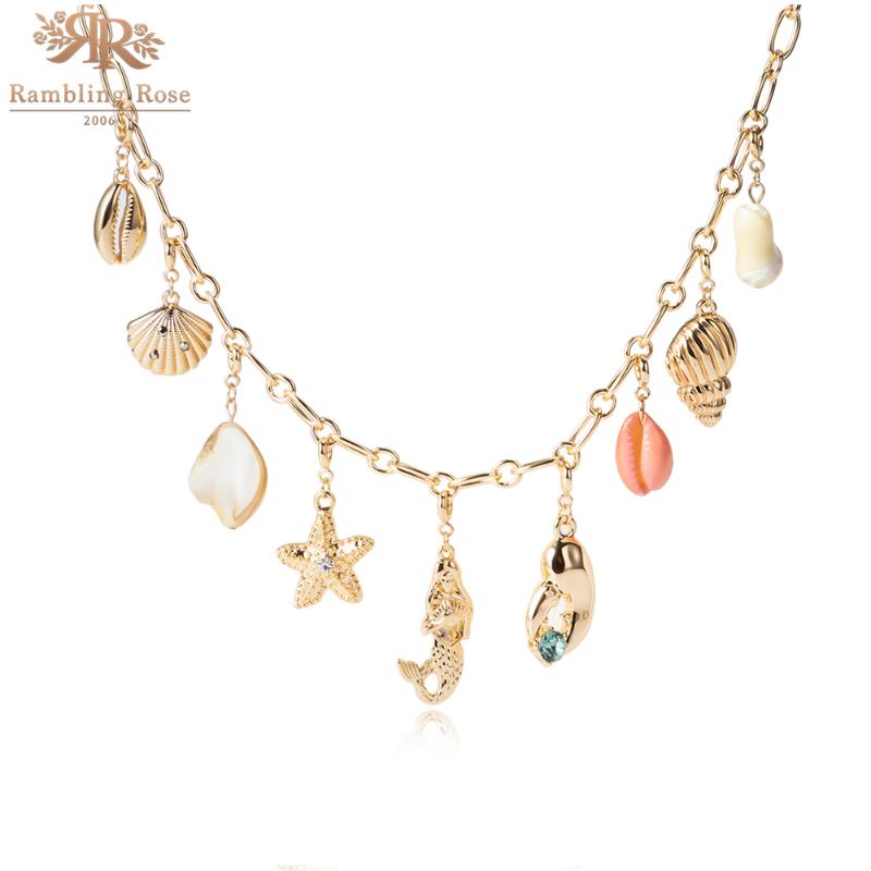 DIY Summer Holiday Necklace Sea Story Gold Color Pearl Star Cute Shell Mermaid Charms Special Necklace for Women Gifts
DIY Summer Holiday Necklace Sea Story Gold Color Pearl Star Cute Shell Mermaid Charms Special Necklace for Women Gifts