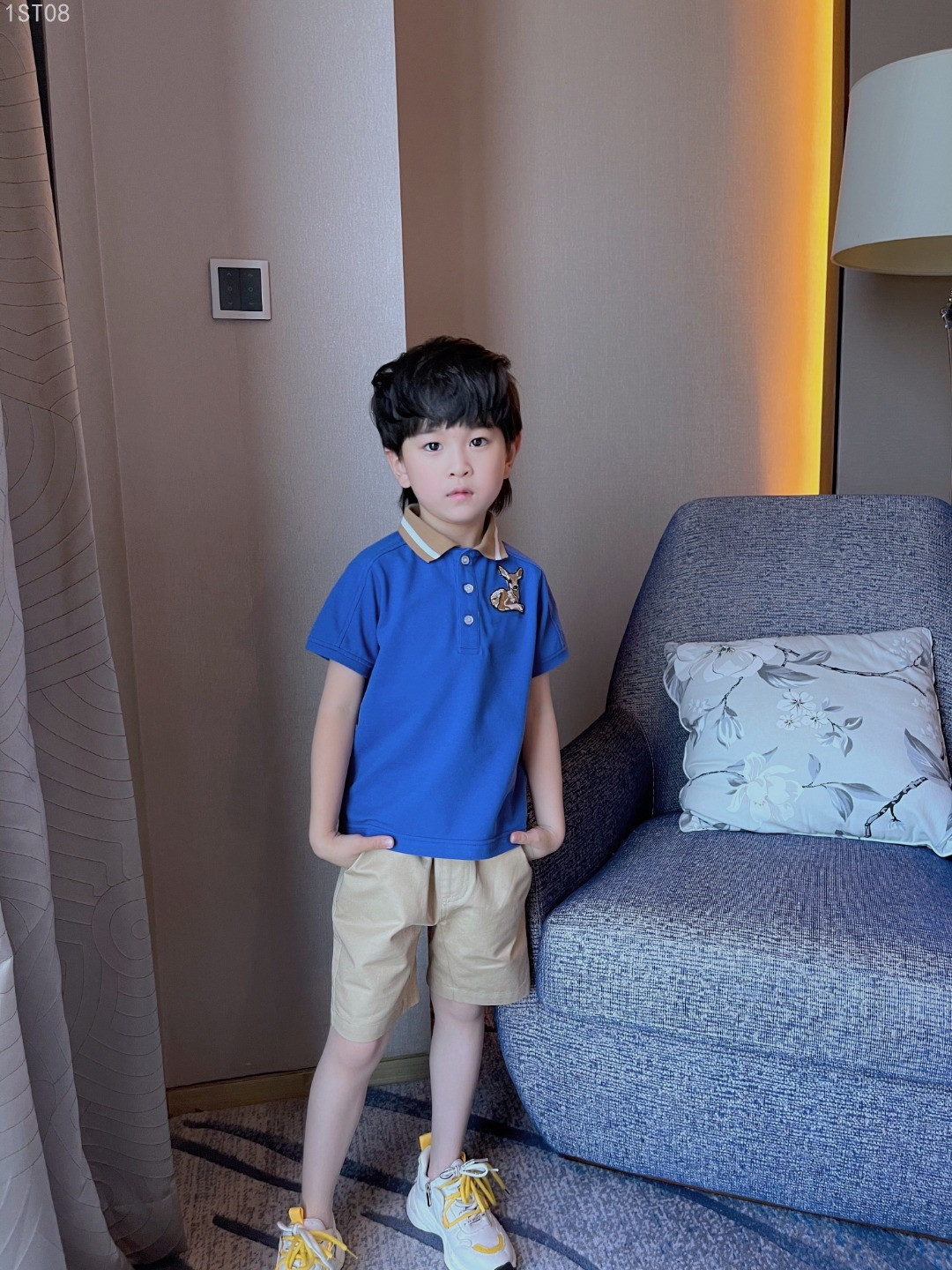 Fashion Kids Boys turn-collar T Shirt 2021 Summer Children Boys Breathable Short-Sleeved Toddler Tees Cotton Clothing tops, Blue
Fashion Kids Boys turn-collar T Shirt 2021 Summer Children Boys Breathable Short-Sleeved Toddler Tees Cotton Clothing tops, Blue