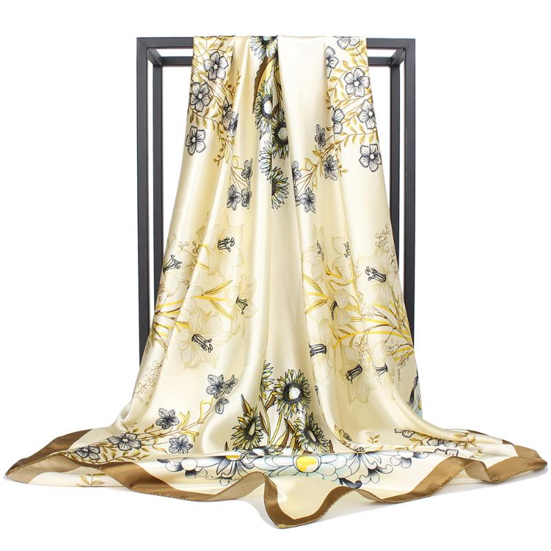 90 cm Silk Kee New Paragraph Satin Printed Elegant Flower Wild Lady Silk Scarf Explosion
90 cm Silk Kee New Paragraph Satin Printed Elegant Flower Wild Lady Silk Scarf Explosion