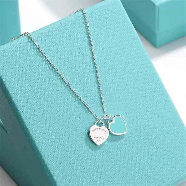 New Tiff s925 sterling sier pendant jewelry high-end craftsship, with official blue heart necklace wholale 123
New Tiff s925 sterling sier pendant jewelry high-end craftsship, with official blue heart necklace wholale 123