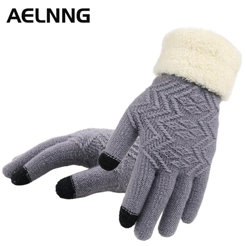 New Winter Touch Screen Knitted Gloves Women's Thick Plush Keep Warm Mittens Female Fashion Glove GLV009
New Winter Touch Screen Knitted Gloves Women's Thick Plush Keep Warm Mittens Female Fashion Glove GLV009