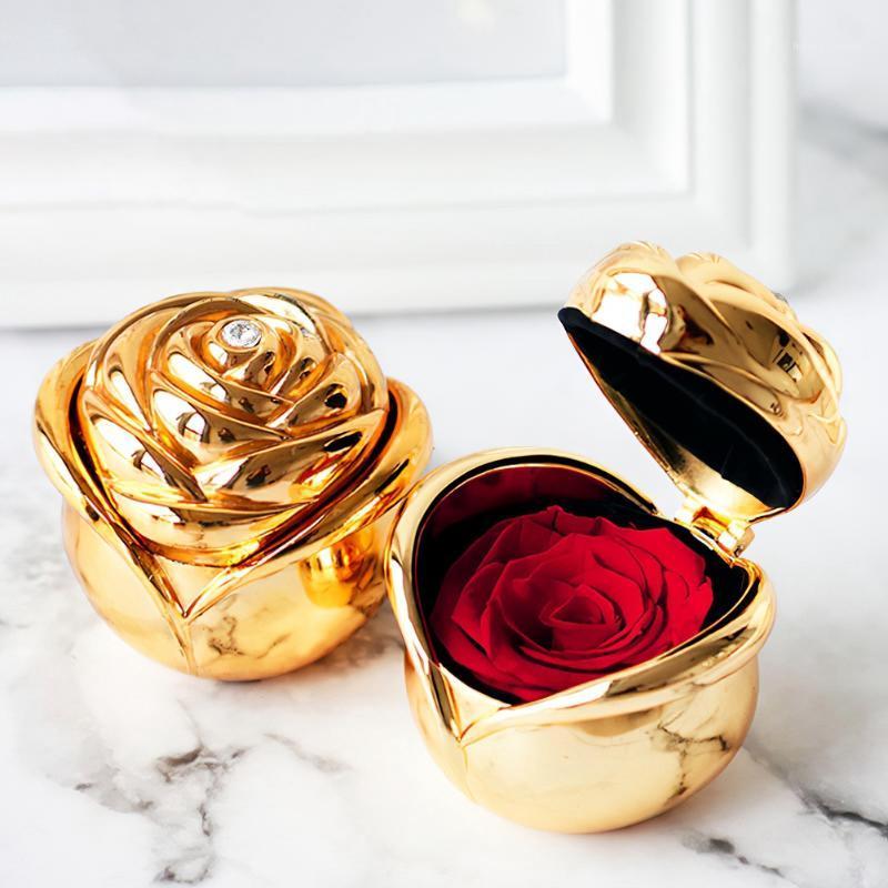 Preserved Flower Eternal Rose Gift Bud Jewelry Box Red Never Faded Fancy Immortal Golden Box Valentines Day For Lover1
Preserved Flower Eternal Rose Gift Bud Jewelry Box Red Never Faded Fancy Immortal Golden Box Valentines Day For Lover1