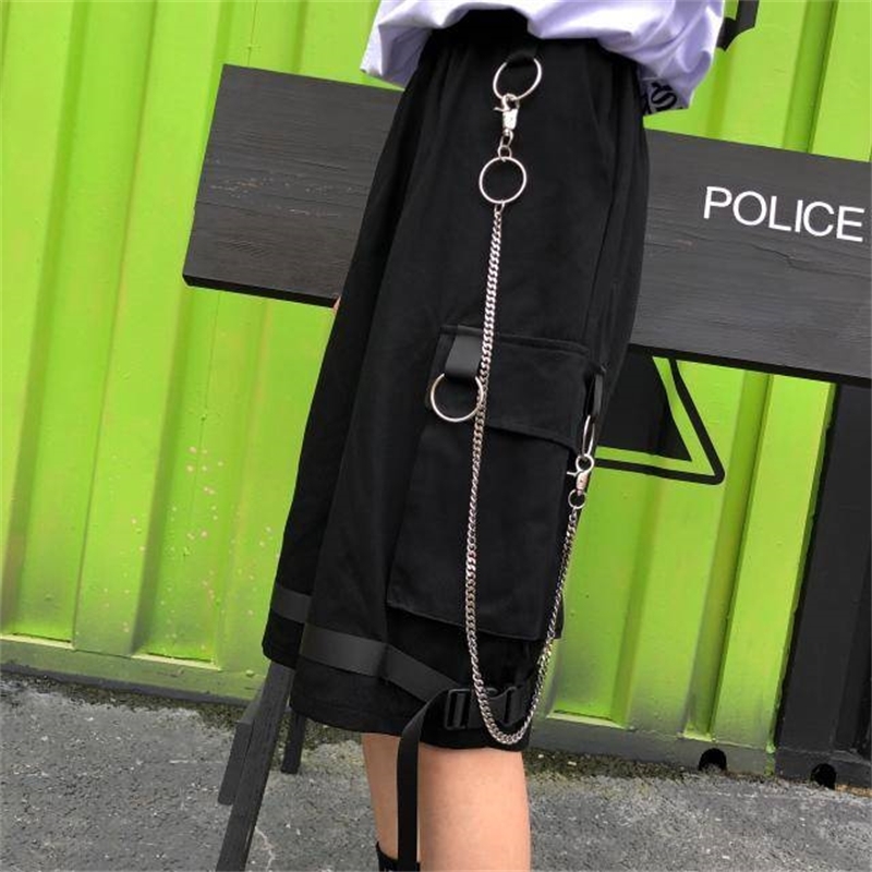 Shorts Women BF Large Pocket Cargo Harajuku Straight Loose Short Womens Leisure Couple Korean Style Ulzzang Trendy Street Summer Y200403, Black
Shorts Women BF Large Pocket Cargo Harajuku Straight Loose Short Womens Leisure Couple Korean Style Ulzzang Trendy Street Summer Y200403, Black