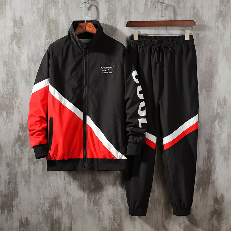 Men's Streetwear Sets Sportswear Tracksuit Men Patchwork Hip Hop Jacket Sweatpants Jackets Joggers Pants Sport suits, Black tracksuit men
Men's Streetwear Sets Sportswear Tracksuit Men Patchwork Hip Hop Jacket Sweatpants Jackets Joggers Pants Sport suits, Black tracksuit men