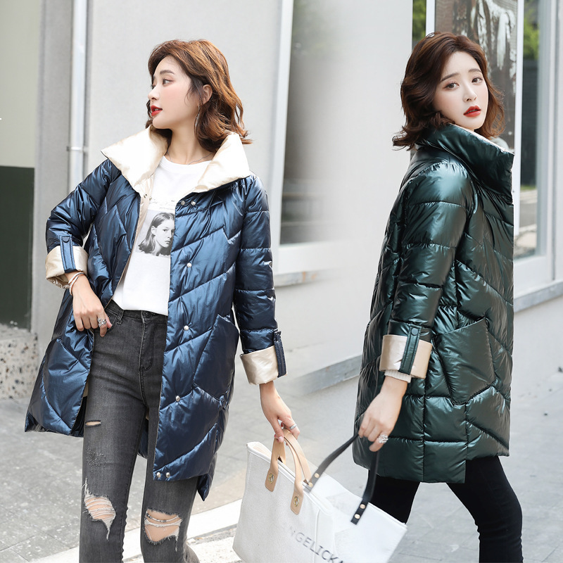 2021 New Jaqueta Feminina Couro Para Baixo Outono Inverno Novo Longo Solto Slida Gola De p Rosto Brilhante Moda 42m Ymnn, Green.
2021 New Jaqueta Feminina Couro Para Baixo Outono Inverno Novo Longo Solto Slida Gola De p Rosto Brilhante Moda 42m Ymnn, Green.