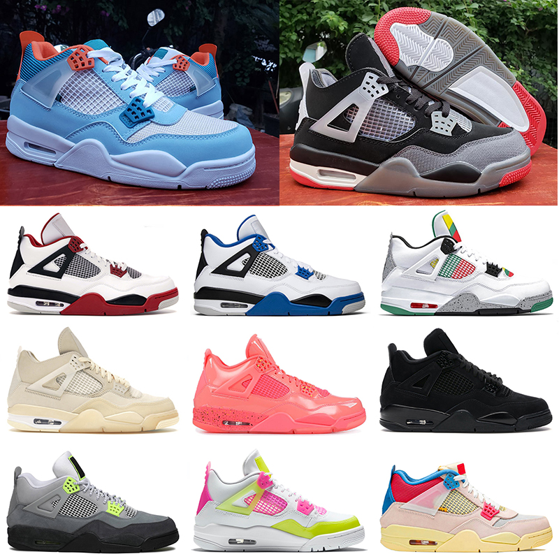 Mens Womens Top Quality Jumpman 4 4s Basketball Shoes Black Toro bravo University Blue Cool Grey Red Designer Trainers Sport Sneakers 36-47, C47 undefeated 40-47
Mens Womens Top Quality Jumpman 4 4s Basketball Shoes Black Toro bravo University Blue Cool Grey Red Designer Trainers Sport Sneakers 36-47, C47 undefeated 40-47