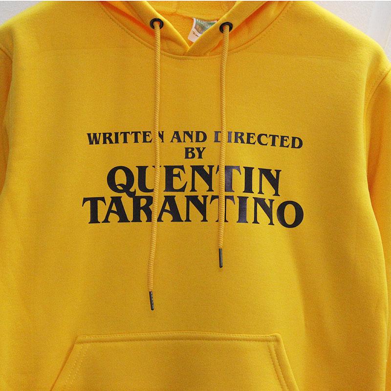 Men's Hoodies & Sweatshirts GAAJ WRITTEN AND DIRECTED BY QUENTIN TARANTINO Men Hoodie Yellow Women Fashion Male 2021 Brand Outerwear Mens Ho