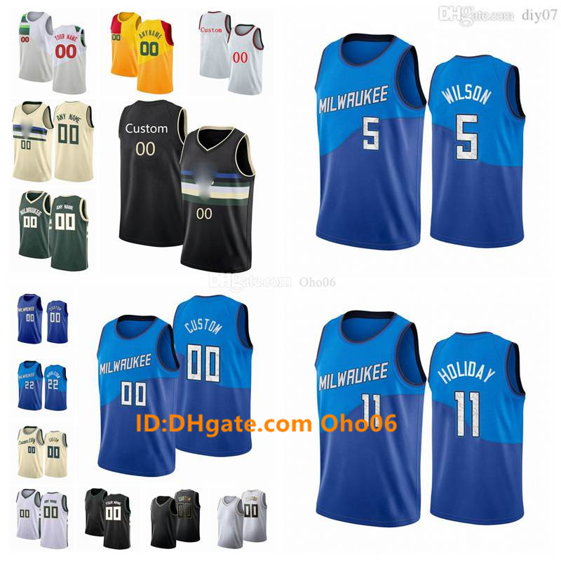 Custom Milwaukees Jersey Khris 12 D.J. Augustin 21 Jrue Holiday Nik 20 Stauskas 13 Nwora City Sam 15 Merrill Basketball Jerseys, With all sign
Custom Milwaukees Jersey Khris 12 D.J. Augustin 21 Jrue Holiday Nik 20 Stauskas 13 Nwora City Sam 15 Merrill Basketball Jerseys, With all sign