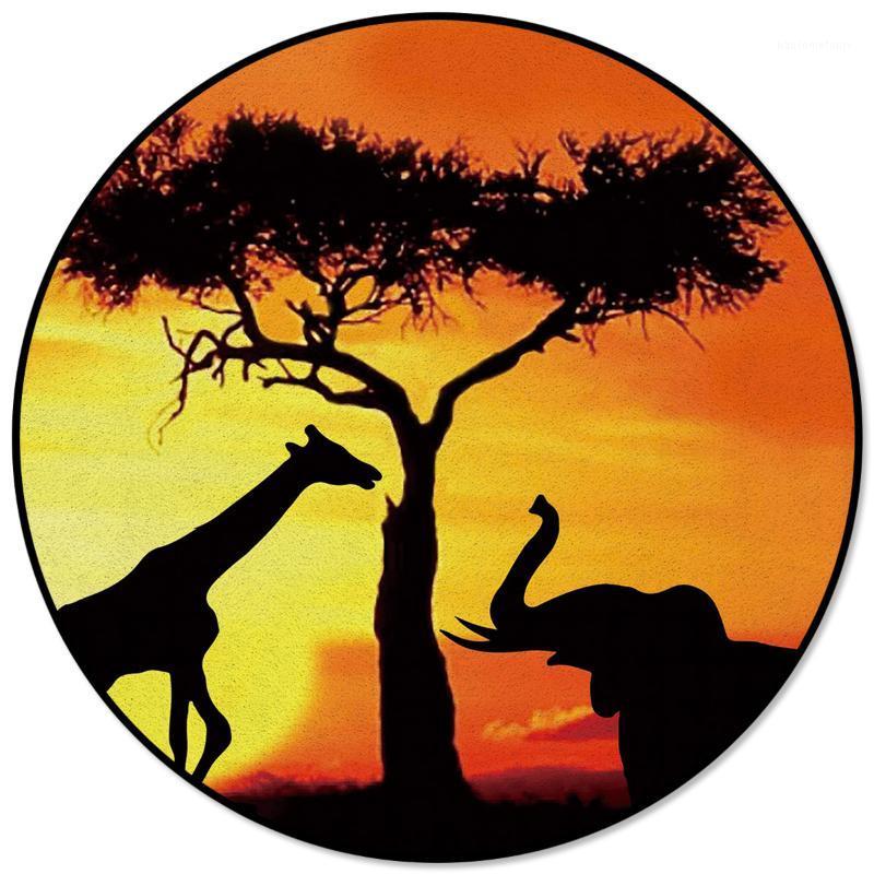 Africa Elephant Giraffe Print Round Carpets for Kids Room Big Area Rug Floor Mat For Bedroom Living Room Home Decor1, As pic
Africa Elephant Giraffe Print Round Carpets for Kids Room Big Area Rug Floor Mat For Bedroom Living Room Home Decor1, As pic